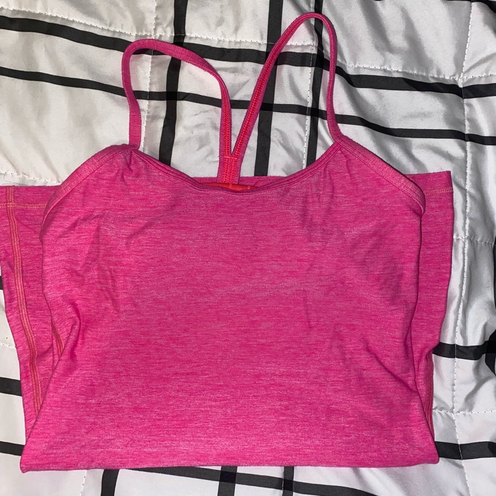 Pink lululemon Tank top